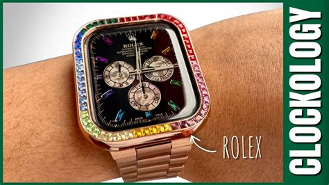 rolex daytona apple watch